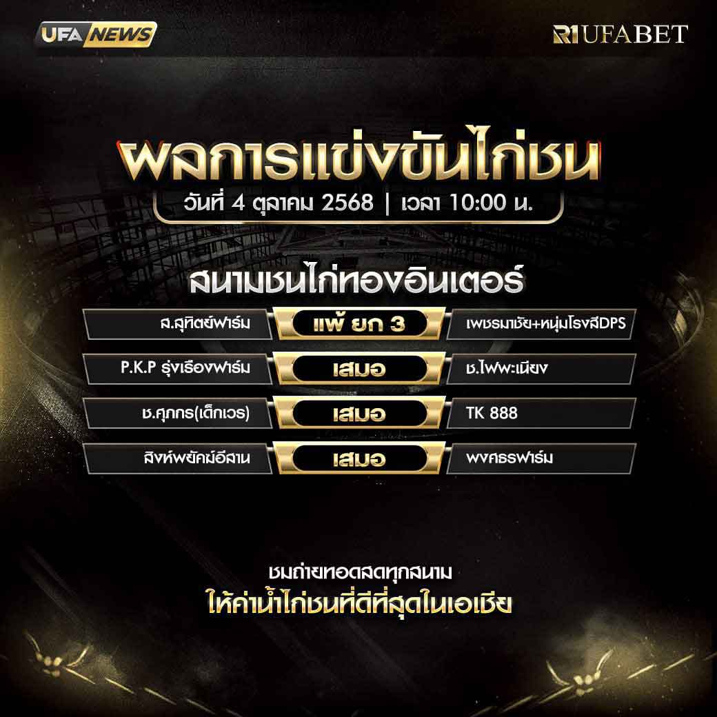 ผลไก่ทองอินเตอร์